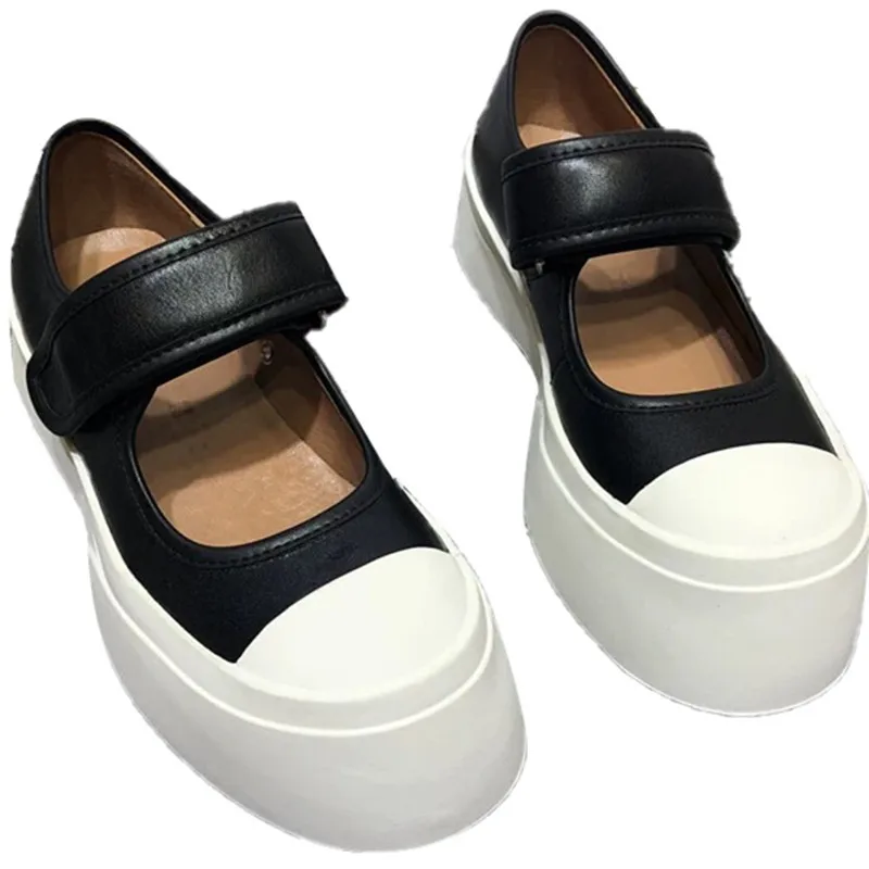 

Brand thick-soled retro women's shoes new simple single shoes versatile comfortable Mary Jane shoes casual fashion leather shoes