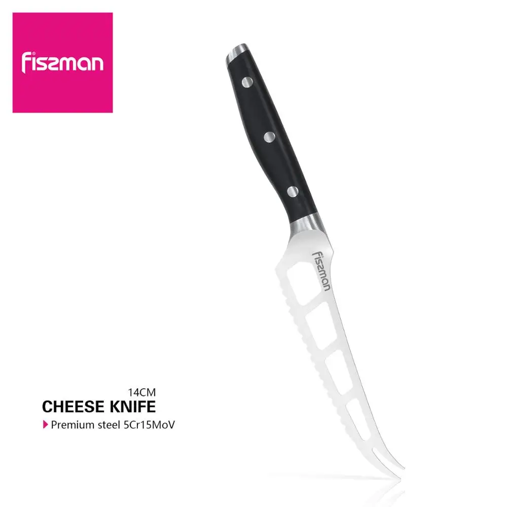 FISSMAN 5,5 дюймовый нож для сыра, серия Demi Chef, немецкие Стальные Кухонные ножи, нож для торта