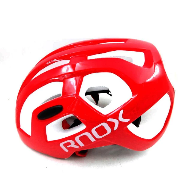 red white RNOX Сверхлегкий велосипедный шлем для езды на велосипеде 55-61 см для взрослых мужчин и женщин велосипедный дождевик шлем Casco Ciclismo - Цвет: red white
