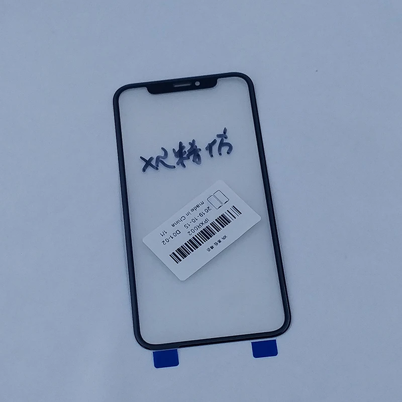 Замена внешнего стекла крышка объектива с OCA клей наклейки пленка для iPhone X XS XR XS MAX мобильный телефон сенсорная панель запасные части