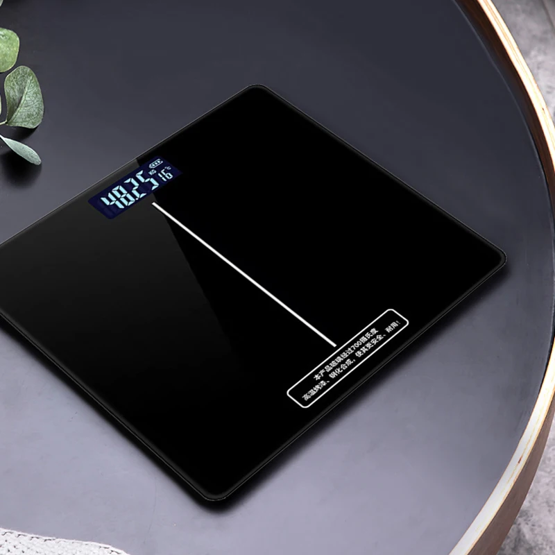 

Body Weight Scales USB Charging Smart Electronic Measuring Tool ​Toughened Glass LED Digital Household Weighing Scales