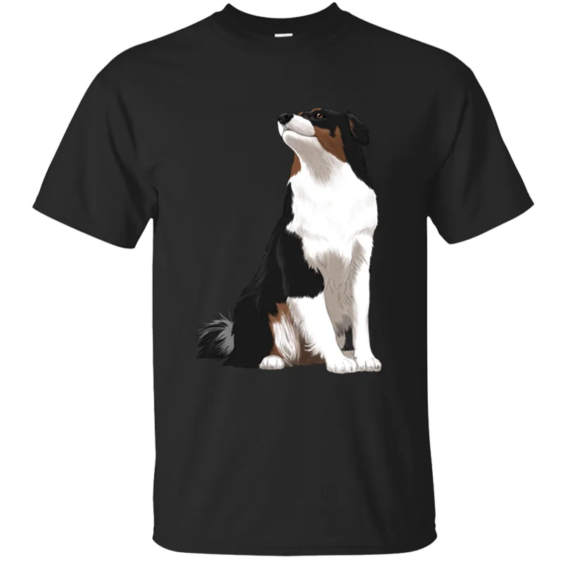 Юморная Австралийская овчарка Футболка мужская 2019 Натуральная футболка с юмором