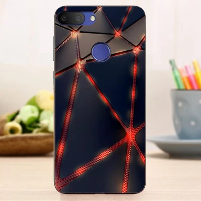 Для Alcatel 1S чехол роскошный чехол из ТПУ и силикона чехол s Телефон задняя крышка для Alcatel 1S Funda Coque - Цвет: w45