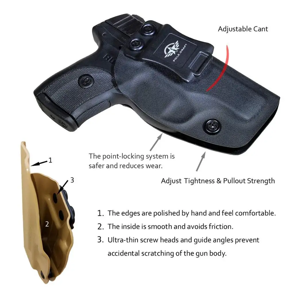 Полюс. Ремесло KYDEX кобура iwb LC9 для скрытого ношения Ruger LC9S скрытый Kydex