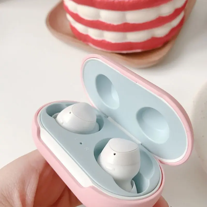 

Hard PC Cover Cute Love Heart Protective Case for Samsung-Galaxy Buds/Buds+