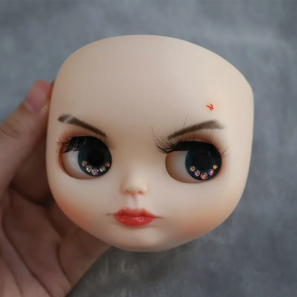 

Blyth Doll Face Plate for diy your blyth makeup Including Back Plate customization doll Nude blyth white skin tender style t002