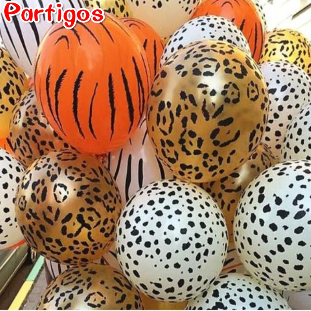 

10pcs 12inch Latex Animal Balloons Birthday Jungle Party Safari Party Jungle Theme Party Baloon Birthday Party Decorations