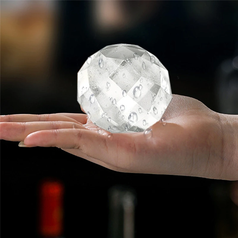 НОВАЯ безопасная пластиковая зеркальная форма для создания кубиков круглая