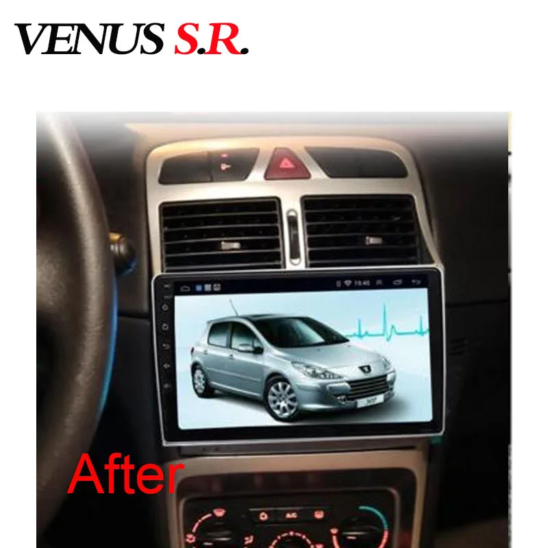 Автомобильный dvd плеер VenusSR Android 8 1 2.5D для peugeot 307 307cc 307sw 2002 2013 мультимедийное