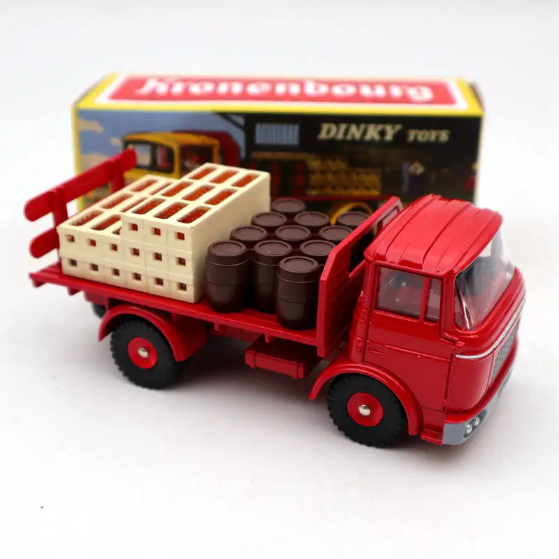 Атлас Dinky toys 588 Plateau Brasseur Berliet GAK Camion Red Diecast коллекция моделей| |