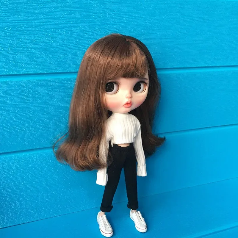 

New Blyth Doll Clothes long Long-sleeved top pants +pants Shorts suit for Blyth,ob24,Pullip,1/6 bjd Doll Clothes Accessories