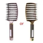 Профессиональная щетина для салона и Нейлоновая Щетка для волос Массажная Расческа для кожи головы влажная щетка для волос 50JF