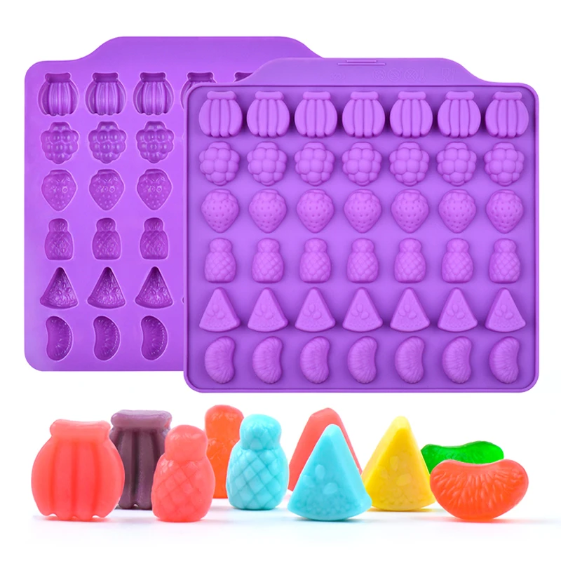 SJ фруктовые формы для шоколада из силикона в форме Рождественская форма конфет 3d