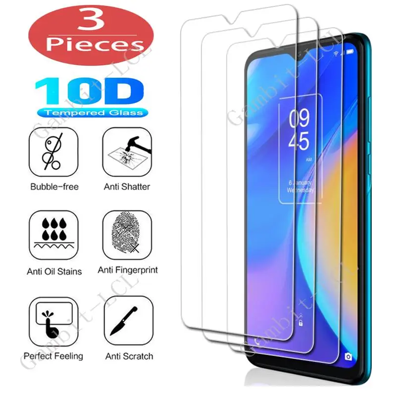 Защитное стекло для TCL 20 5G SE 20SE 20E 20L Lite + Plus 20S 20Y 10 UW 10SE A1 Alpha 21 3 шт. - купить по