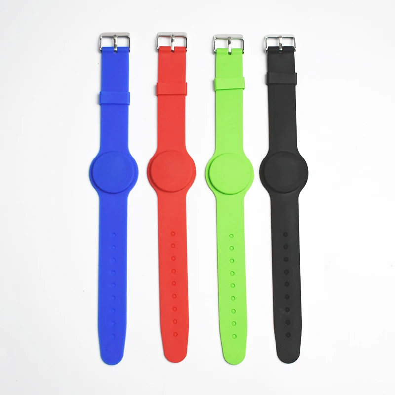 

50pcs 125Khz RFID t5577 Waterproof Proximity Rewritable Smart Adjustable Wristband Bracelet ID Card