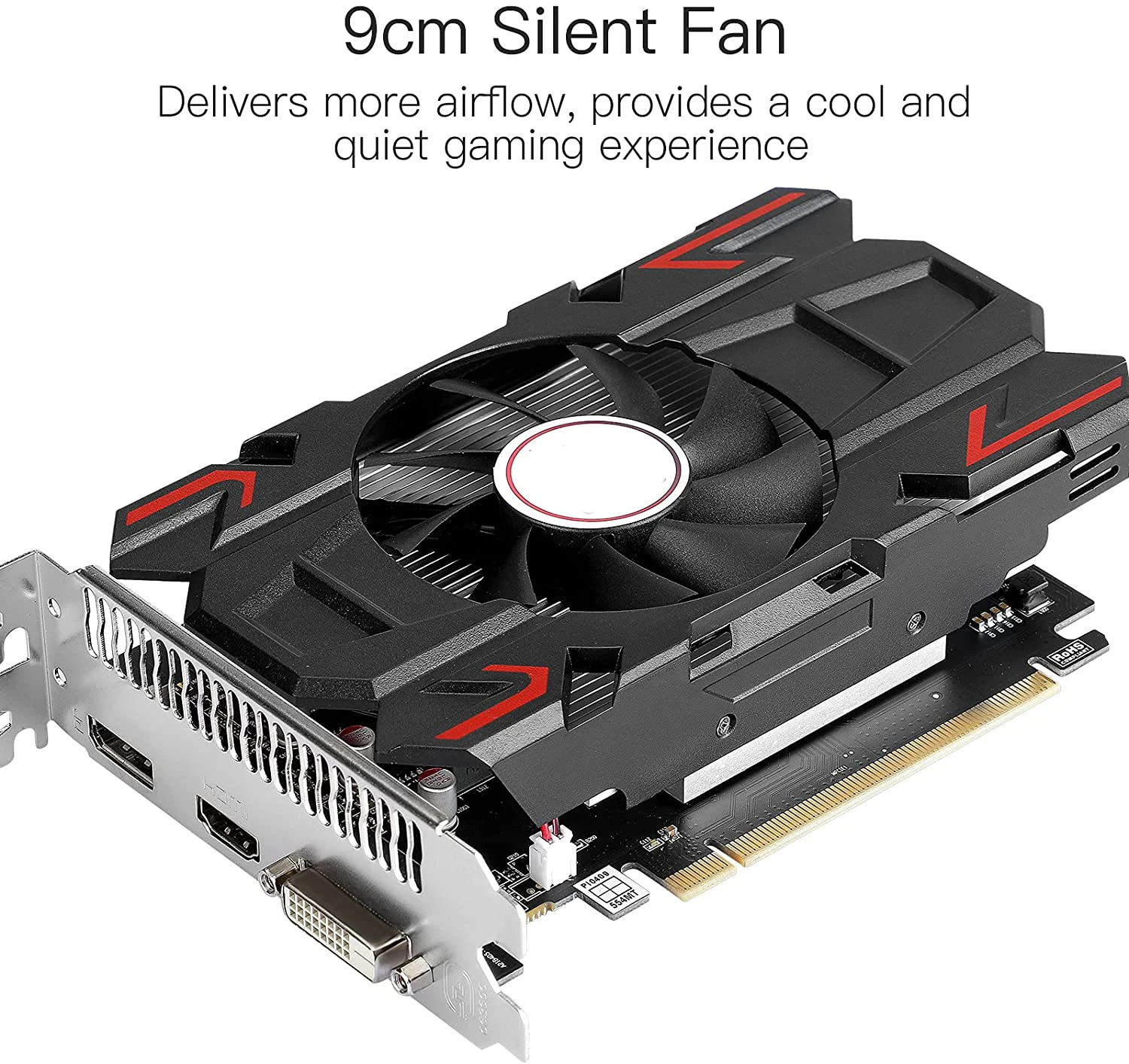 hd rx 550 graphics card 1183mhz 4gb 128 bit gddr5 pci express dphdmidvi d ports 4k output for desktop pc game entertainment free global shipping