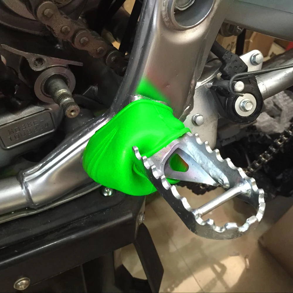

Motocross Off-road Enduro Anti Dust Foot Peg Cover For Kawasaki KX65 KX85 KX125 KX250 KX500 KX250F KX450F KLX450R KLX150