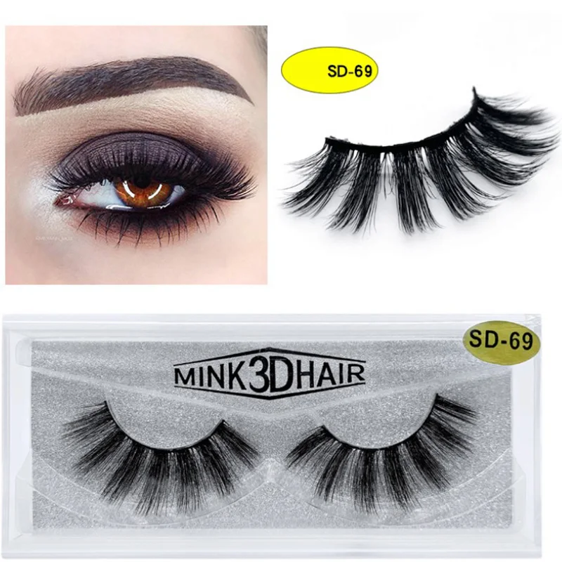 Ресницы норковые Глаза 3D толстые накладные ресницы Европа Америка горячие