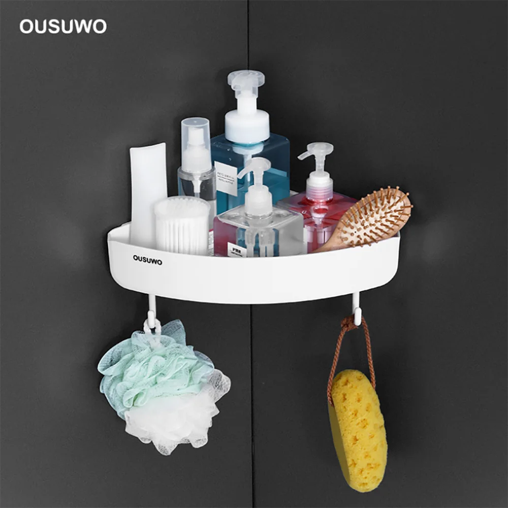 Стеллаж для слива в ванную комнату пластиковая корзина хранения без отверстий