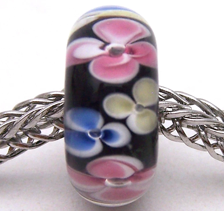 

JG3055 100% S925 Sterling Silver Beads Murano Glass beads Fit European Charms Bracelet charms diy jewelry Lampwork GlassBeads