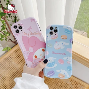 Sanrio Melody Small Waist Phone Case for iPhone13 13Pro 13Promax 12 12Pro Max 11 Pro X XS MAX XR 7 8 Plus Cover