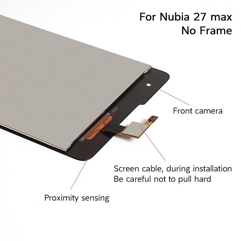 Оригинальный ЖК дисплей для ZTE Nubia Z7 Max NX505J сменный дисплей|Сенсорные панели