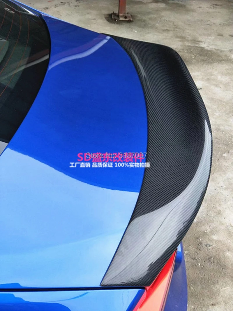 Задняя Крышка багажника для Toyota GT86 2012-2015 Subaru BRZ углеродное волокно задний спойлер