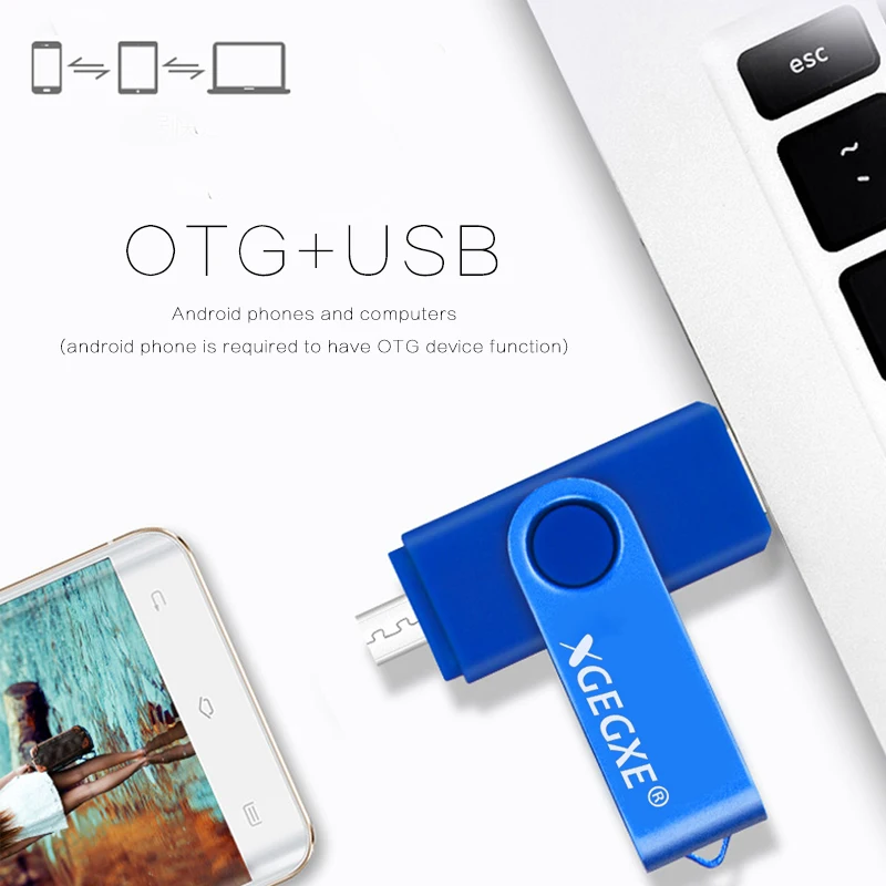 USB флеш накопитель 64 ГБ 32 16 8 4 металлический портативный флешка диск|USB