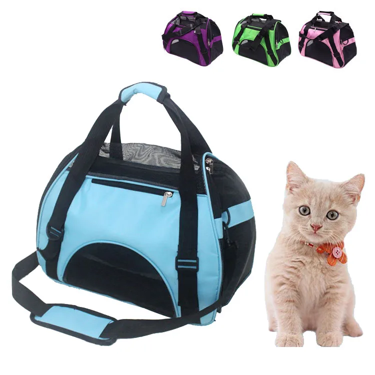 Сумка через плечо для кошек и собак дорожная сумка переноски домашних животных
