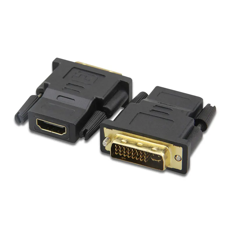 Переходник DVI папа мама совместимый с HDMI (24 + 5) разветвитель|Кабели VGA| |