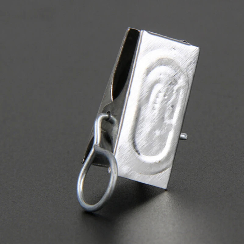 20 шт./лот занавес Пряжка зажим крюк Жесткий утолщение нержавеющая сталь зажимы