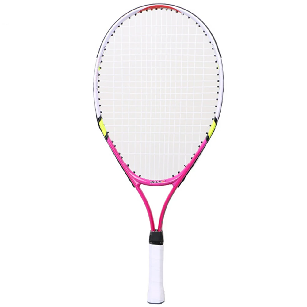 

Beginner Professional Head Tennis Racket Teenager Tennis Racket Aluminium Alloy Children Kids Tennis Training Equipment