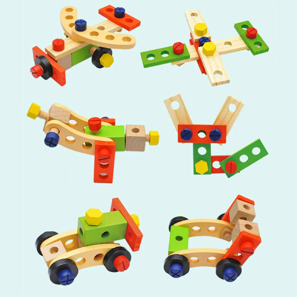 Детский деревянный многофункциональный набор инструментов игрушки забавная