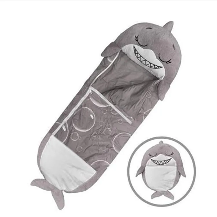 

Children's sleeping bag cartoon holding pillow sleeping bag folding anti-kick by autumn and winter
