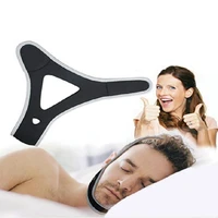 anti snore stop snoring chin strap apnea jaw belt support adjustable sleep aid stop snoring protection jaw snore stopper bandage