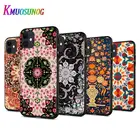 Персидская ковровая цветочный узор для Apple iPhone 12 Pro Max Мини 11 Pro XS Max X XR 6S 6 7 8 плюс 5S чехол для телефона с изображением на задней панели Чехол