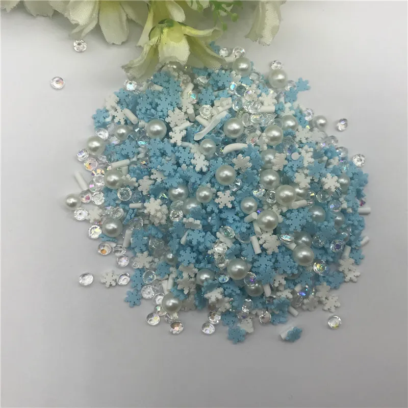 20g Christmas Snow mix for Resin DIY Supplies Nails Art Polymer Clear Clay accessories Sequins scrapbook shakes Craft | Дом и сад