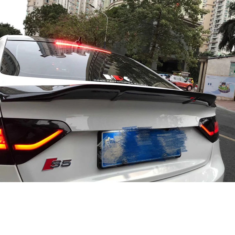 CEYUSOT для автомобильного спойлера из настоящего углеродного волокна крыло Audi A5 S5