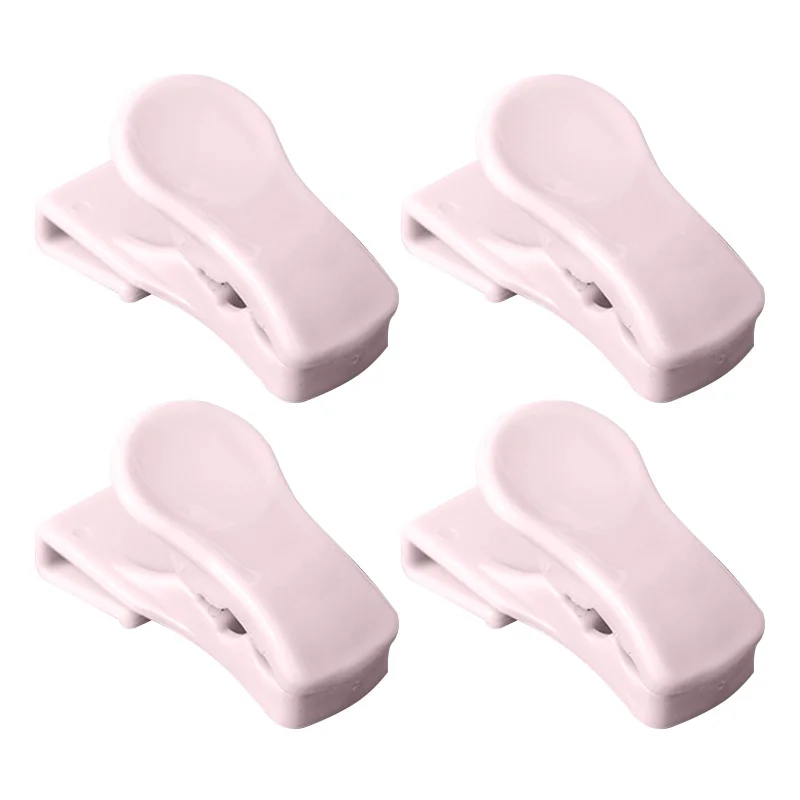 

4Pcs PP Storage Bag Clip Seal Bags Sealing Rods Home Storage Organizer Kitchen Tool For Oatmeal Chips Salt Snack Organization