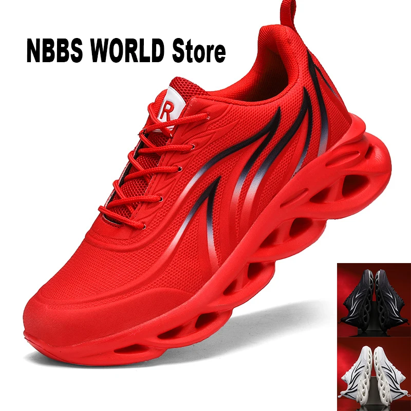 

Men Vulcanized Shoes Lace Up Non Slip Air Mesh Casual Breathable Comfortable Walking Lightweight LeisureCushion Fashion Sneakers