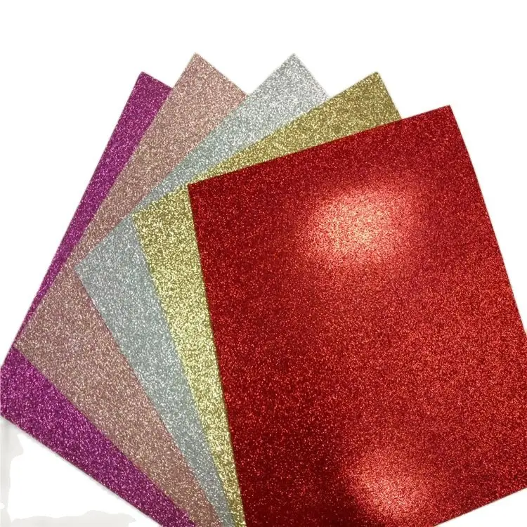 

165pcs 12 *12 inch Colorful Glitter Paper For Child DIY Crafts And Wedding Decoration