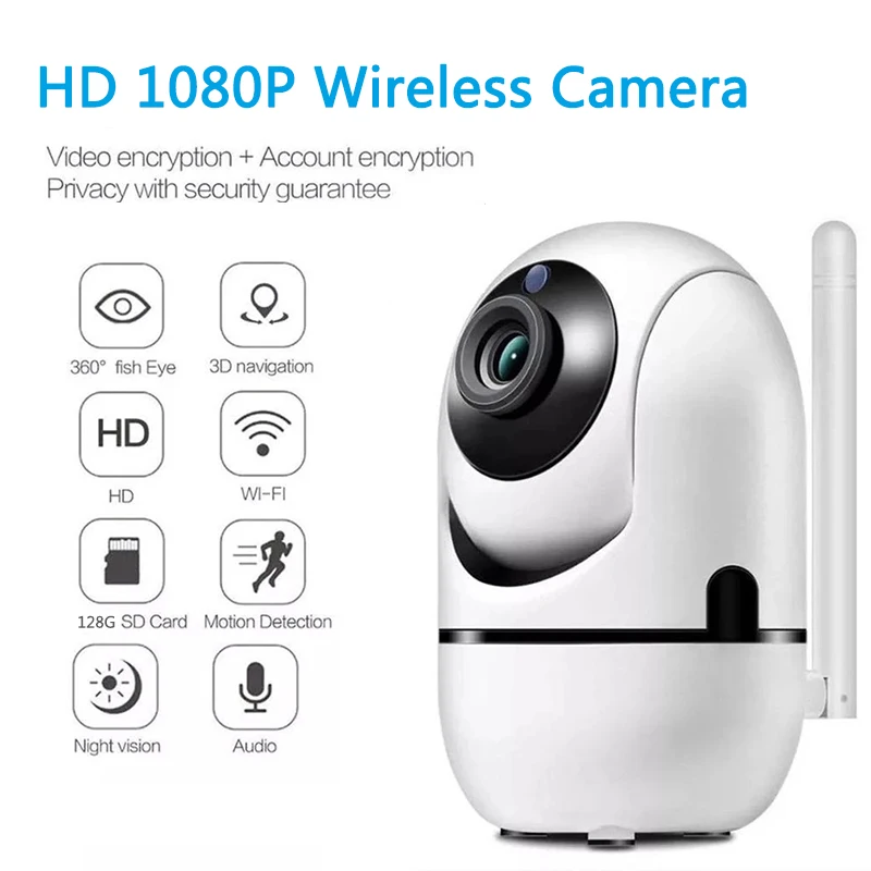

Smart IP Camera HD 1080P Cloud Wireless Outdoor Automatic Tracking Infrared Surveillance Cameras With Wifi Camera