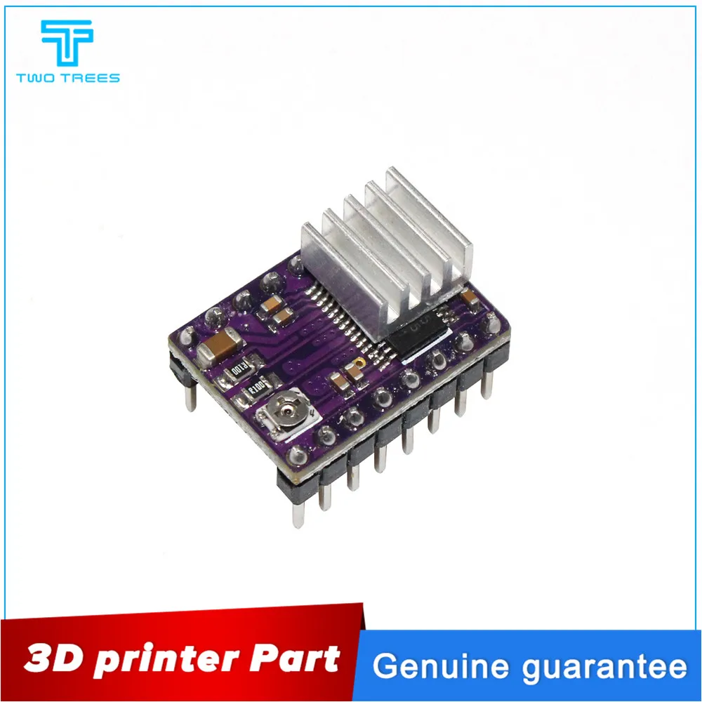 Детали 3D-принтера StepStick DRV8825 A4988 Драйвер шагового двигателя с теплоотводом Reprap RAMPS 1,4 1,5 1,6 MKS GEN V1.4 плата