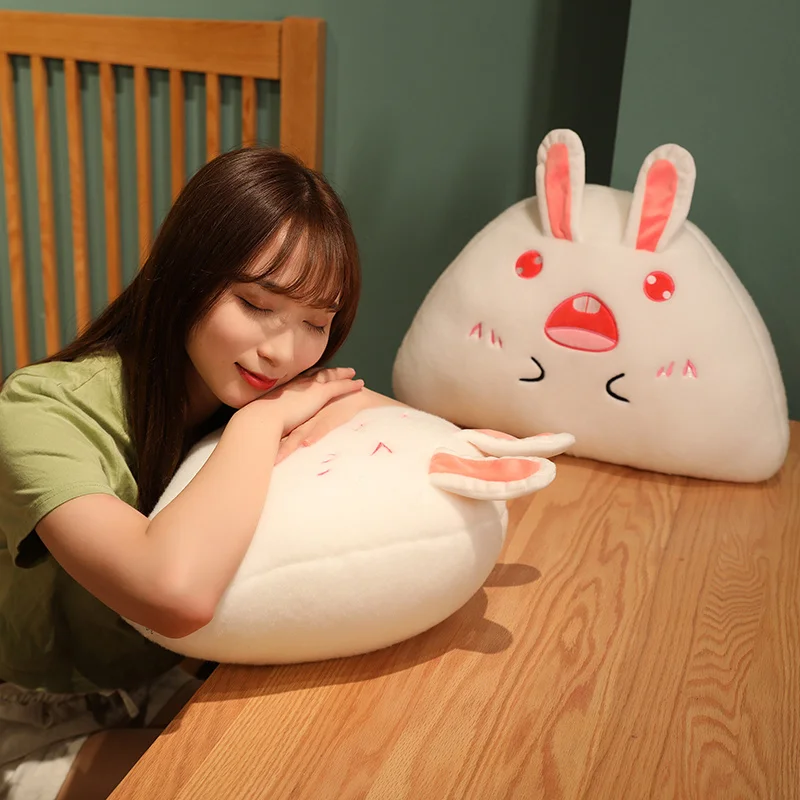 

Cute Plush Mini Rice Ball Rabbit Pillow Kawaii Soft Japanese Sushi Cushion Stuffed Plush Toy Cute Ball The Second Kids Gifts