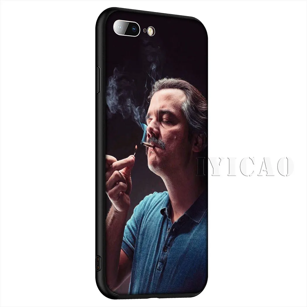 4 Мягкий чехол для телефона IYICAO Narcos tv Pablo escobar для iPhone XR X XS Max 6 6S 7 8 Plus 5 5S SE - Цвет: 4