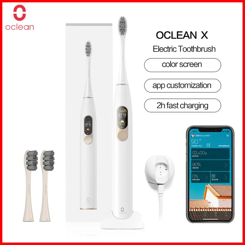 Глобальная версия Oclean X Sonic электрическая зубная щетка для взрослых