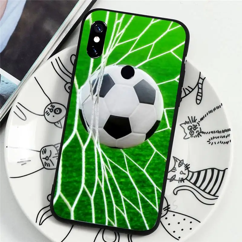 

Football field sports Phone Cases For Xiaomi Redmi note 7 8 9 t k30 max3 9 s 10 pro lite
