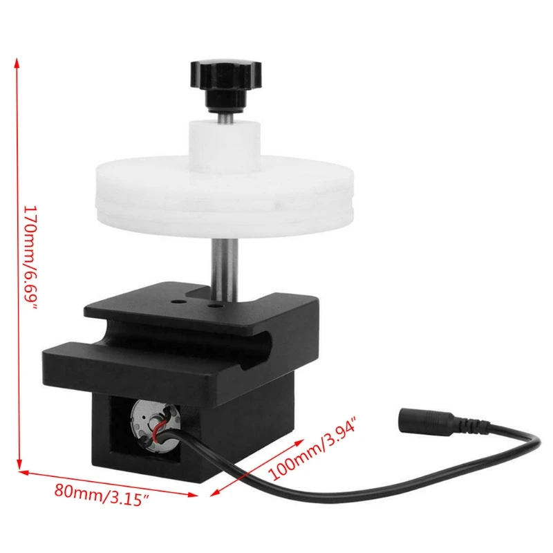 

1 Set Ultrasonic Cleaner Rack Portable with Adjustable Power Rotation Record Album Holder Vinyl Record Cleaner Negative Pressure