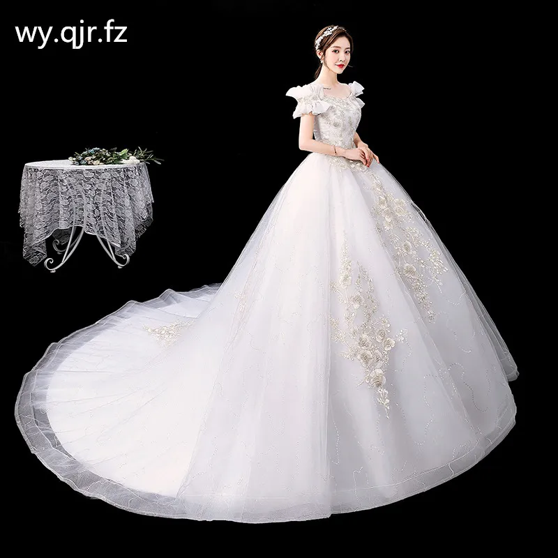 Кружевное свадебное платье-русалка с вышивкой открытыми плечами XXN-133 # | Свадьбы и
