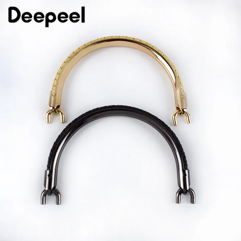 Deepeel 1/2 шт. 112 мм металлический клатч Сумки ручками для женщин сумка украшения